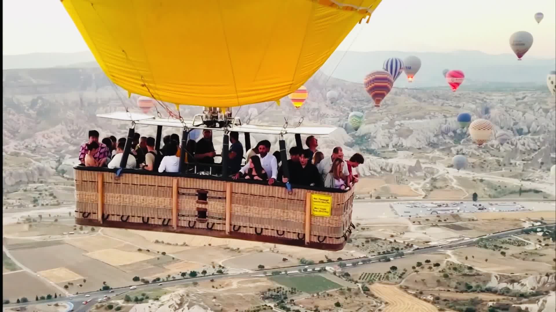 Sunrise balloon launch field, Cappadocia